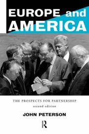 Cover of: Europe and America: the prospects for partnership