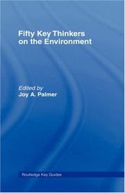 Cover of: Fifty Key Thinkers on the Environment (Fifty Key Thinkers)