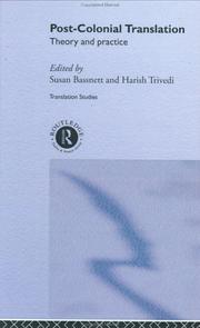 Cover of: Post-colonial translation by edited by Susan Bassnett and Harish Trivedi.