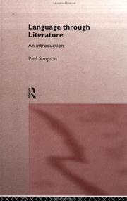 Cover of: Language through literature: an introduction