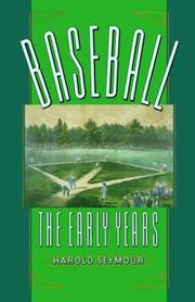 Cover of: Baseball  by Harold Seymour, Dorothy Jane Mills