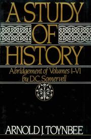 Cover of: A Study of History by Arnold J. Toynbee