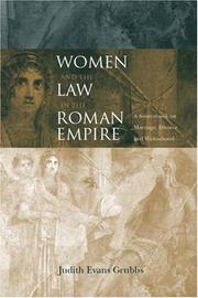 Cover of: Women and the Law in the Roman Empire by Ju Evans Grubbs, Ju Evans Grubbs