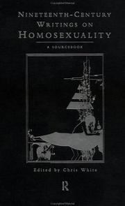 Cover of: Nineteenth-Century Writings on Homosexuality: A Sourcebook
