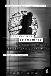 Cover of: Gender and economics: a European perspective