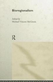 Cover of: Bioregionalism by edited by Michael Vincent McGinnis.