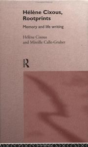 Cover of: Hélène Cixous, rootprints by Hélène Cixous