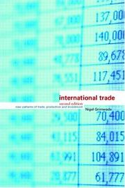 Cover of: International trade by Nigel Grimwade