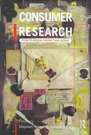 Cover of: Consumer Research: Postcards From the Edge (Consumer Research and Policy)