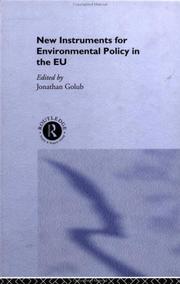 Cover of: New instruments for environmental policy in the EU