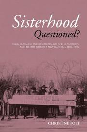 Cover of: Sisterhood questioned? by Christine Bolt