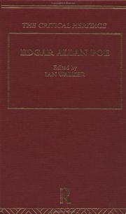 Cover of: Edgar Allan Poe  by Ian Walker
