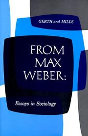 Cover of: From Max Weber by Max Weber, H.H. Gerth, C. Wright Mills