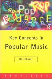 Cover of: Key concepts in popular music by Roy Shuker