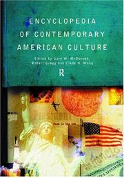 Cover of: Encyclopedia of contemporary American culture
