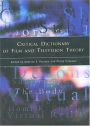 Critical dictionary of film and television theory cover