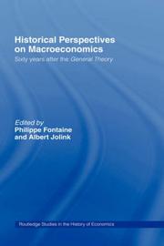 Cover of: Historical Perspectives on Macroeconomics: Sixty Years After the General Theory (Routledge Studies in the History of Economics, 22)