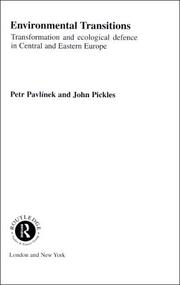 Cover of: Environmental Transitions by Petr Pavlínek