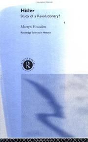 Cover of: Hitler: study of a revolutionary?