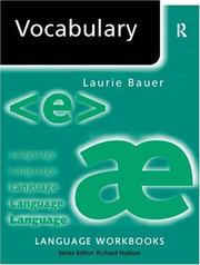 Cover of: Vocabulary