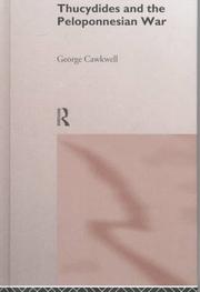 Cover of: Thucydides and the Peloponnesian war by George Cawkwell