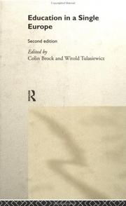 Cover of: Education in A Single Europe: Second Edition
