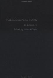 Cover of: Postcolonial plays: an anthology