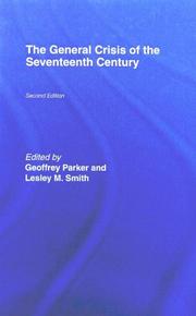 Cover of: The general crisis of the seventeenth century