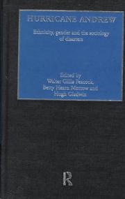 Cover of: Hurricane Andrew: ethnicity, gender, and the sociology of disasters