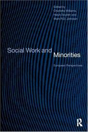 Cover of: Social Work and Minorities by C. Williams
