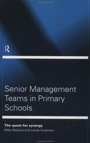 Cover of: Senior Management Teams in Primary Schools (Educational Management)