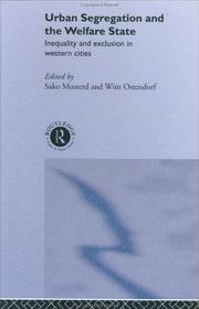 Cover of: Urban segregation and the welfare state by edited by Sako Musterd and Wim Ostendorf.