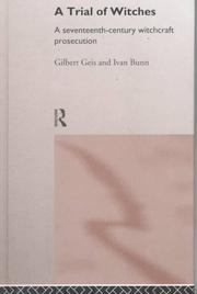 Cover of: A trial of witches by Gilbert Geis