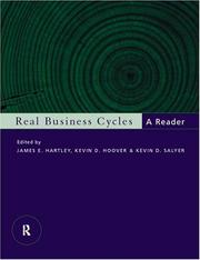 Cover of: Real business cycles | 