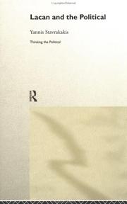 Cover of: Lacan and the political