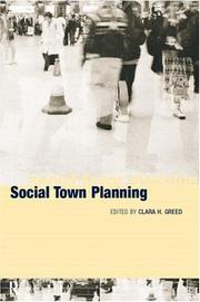 Cover of: Social town planning