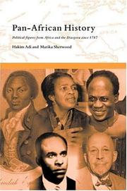 Cover of: Pan-African History by Hakim Adi