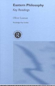 Cover of: Eastern philosophy: key readings by Oliver Leaman