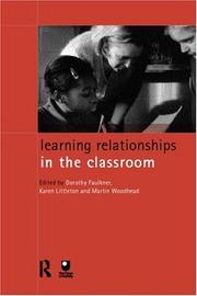 Cover of: Learning relationships in the classroom