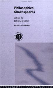 Philosophical Shakespeares by John J. Joughin