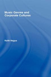 Cover of: Music Genres and Corporate Cultures by 