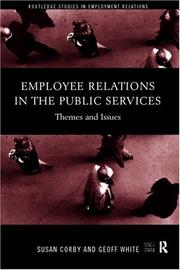 Cover of: Employee Relations in the Public Services | Susan Corby
