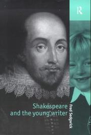 Cover of: Shakespeare and the Young Writer