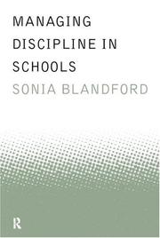 Cover of: Managing discipline in schools