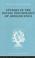 Cover of: Studies in the Social Psychology of Adolescence: International Library of Sociology K