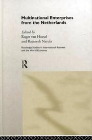 Multinational enterprises from the Netherlands by Roger van Hoesel, Rajneesh Narula