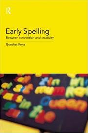 Cover of: Early Spelling by Gunther Kress