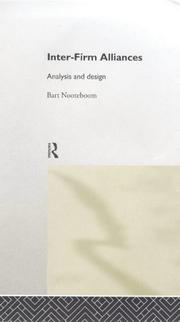 Cover of: Inter-firm alliances: analysis and design