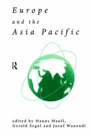 Cover of: Europe and the Asia Pacific