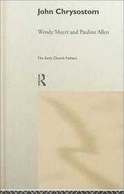 Cover of: John Chrysostom (Early Church Fathers)